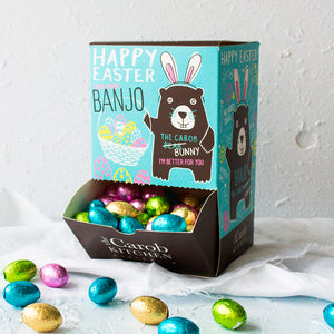 Banjo The Carob Bunny | 2 x Mini Easter Egg Dispensers