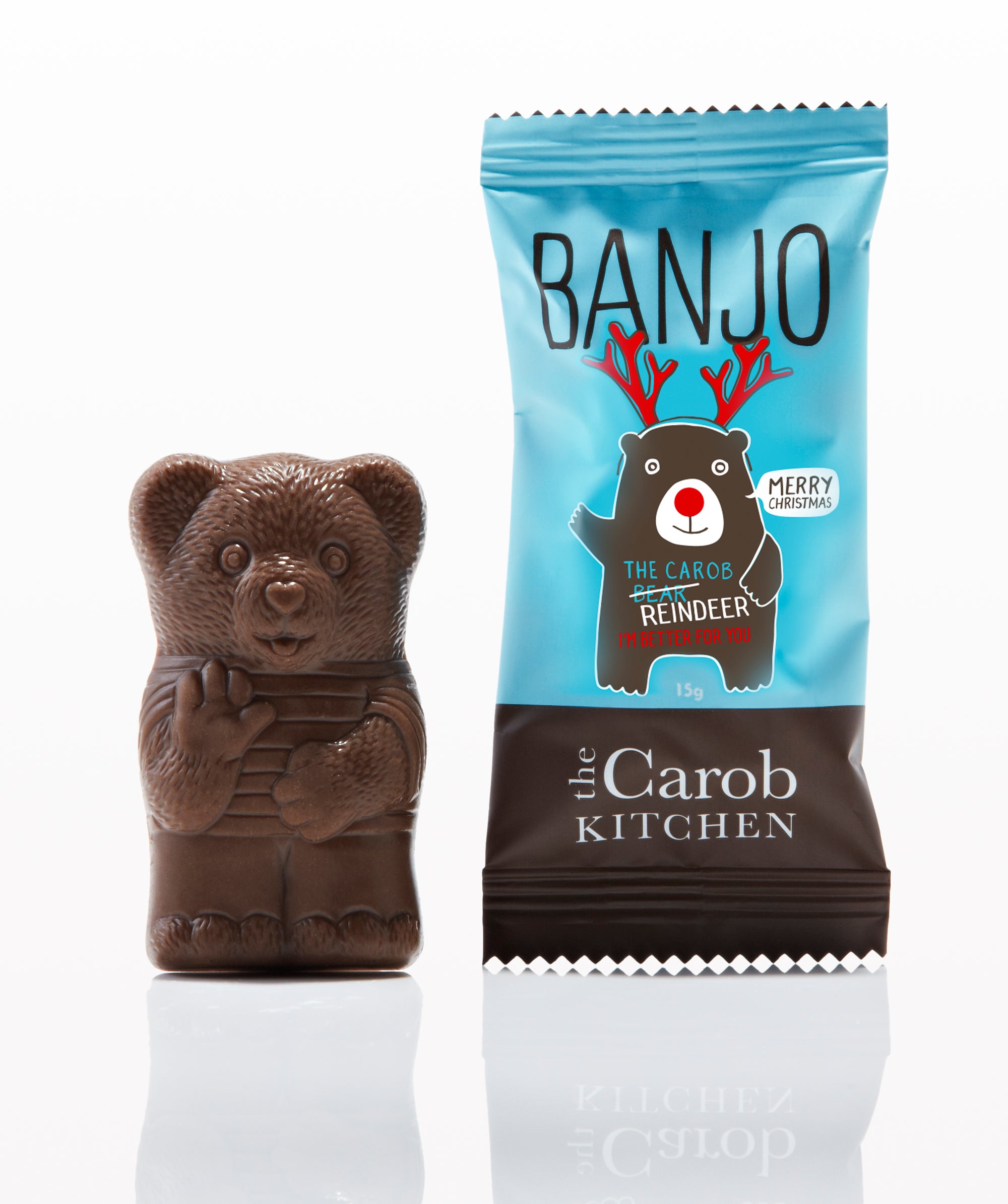 Banjo The Carob Bear - Christmas Reindeer