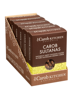Carob Coated Sultanas 100g x 6