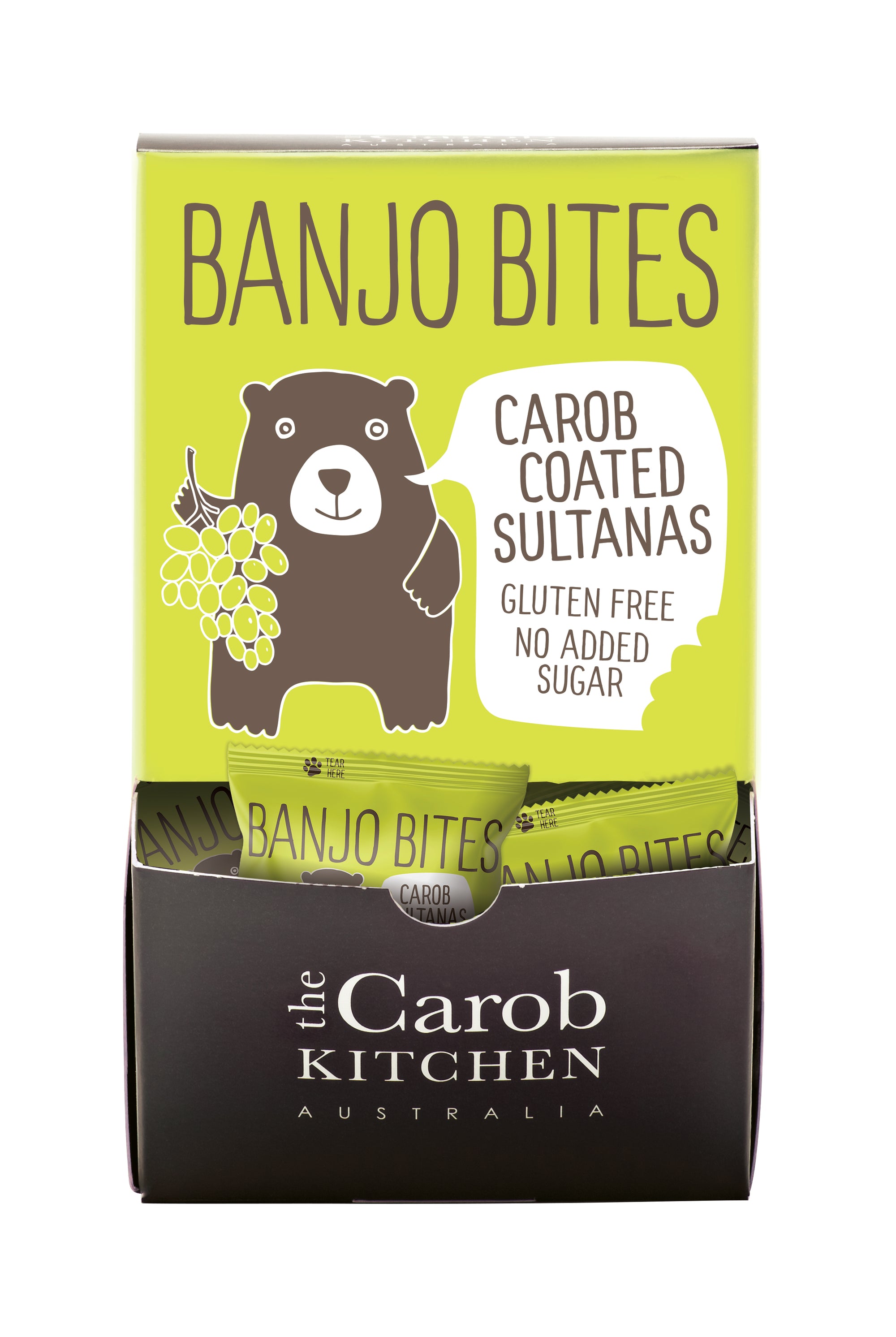 Banjo Bites Carob Coated Sultanas 20g x 45