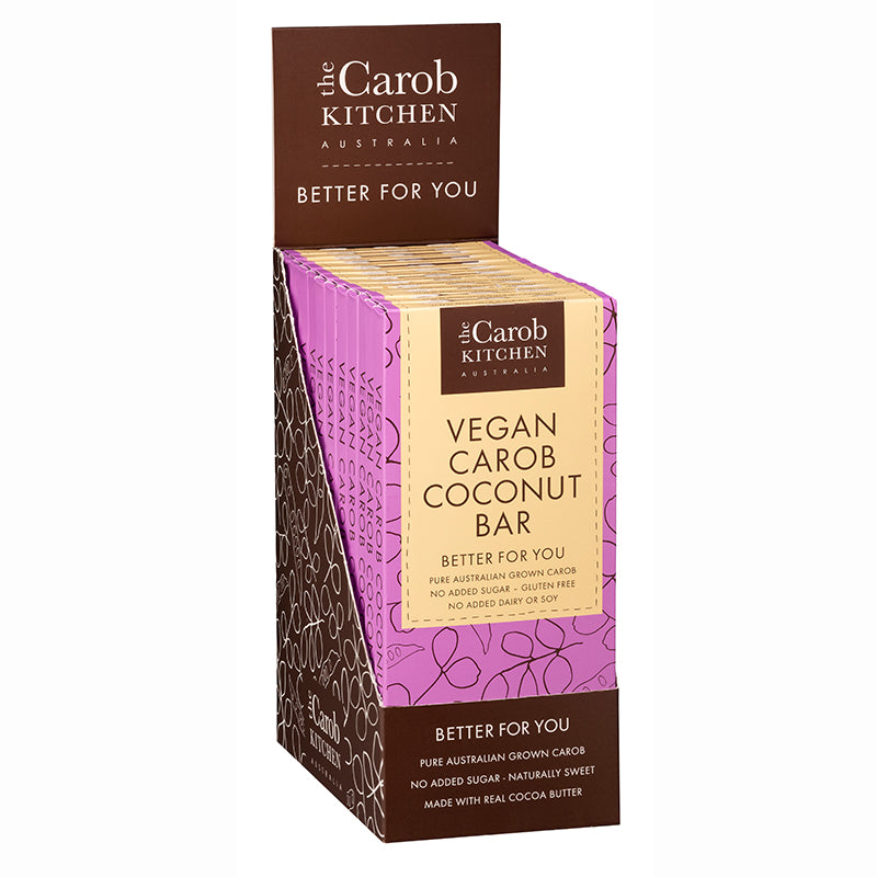 Vegan Carob Coconut Bar | 12 x Bars