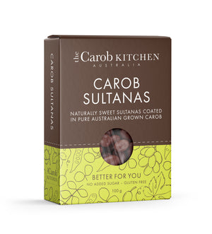 Carob Coated Sultanas 100g x 6